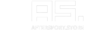 Aftersport.store logo blanc